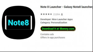 Note 8 Launcher - Galaxy Note8 launcher, theme MOD APK