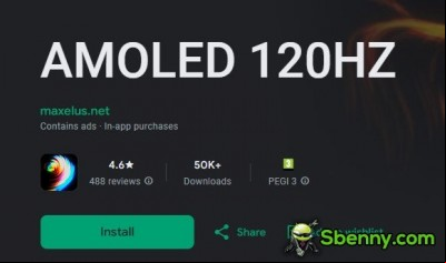AMOLED 120HZ MOD APK