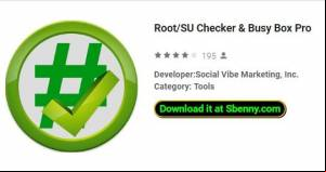 Root/SU Checker &amp; Busy Box Pro MOD APK