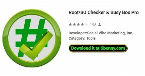 Root/SU Checker &amp; Busy Box Pro MOD APK