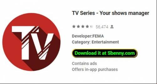 TV Series - Your shows manager MOD APK