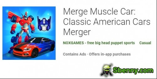 Merge Muscle Car: Classic American Cars Merger MOD APK