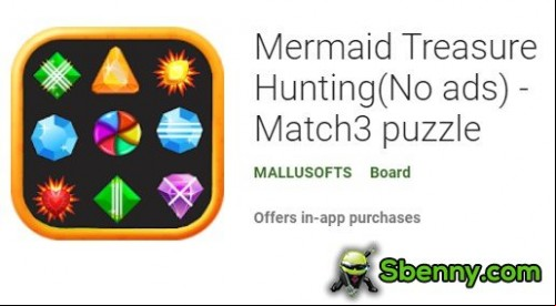Mermaid Treasure Hunting(No ads) - Match3 puzzle APK