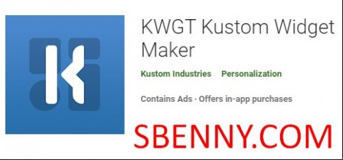 KWGT Kustom Widget Maker MOD APK