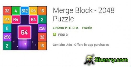 Merge Block - 2048 Puzzle MOD APK