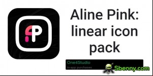 Aline Pink: linear icon pack MOD APK