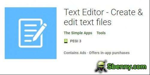 Text Editor - Create &amp; edit text files MOD APK