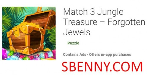 Match 3 Jungle Treasure - Forgotten Jewels MOD APK