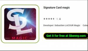 Signature Card magic MOD APK