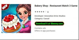 Bakery Shop : Restaurant Match 3 Game MOD APK