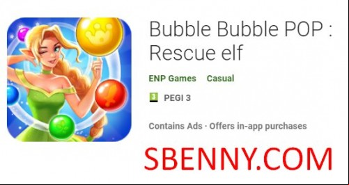 Bubble Bubble POP : Rescue elf MOD APK