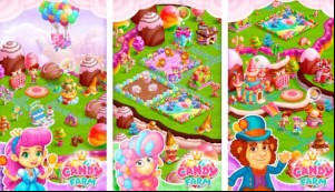 Candy Farm: Magic cake town &amp; cookie dragon story MOD APK