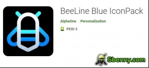 BeeLine Blue IconPack MOD APK