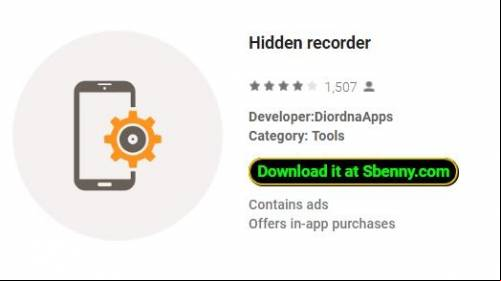 Hidden recorder MOD APK