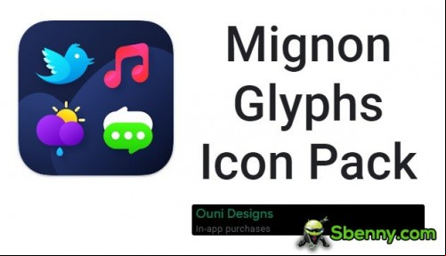 Mignon Glyphs Icon Pack MOD APK