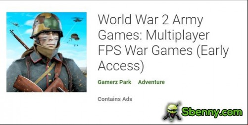 World War 2 Army Games: Multiplayer FPS War Games MOD APK