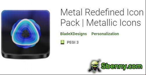 Metal Redefined Icon Pack | Metallic Icons MOD APK