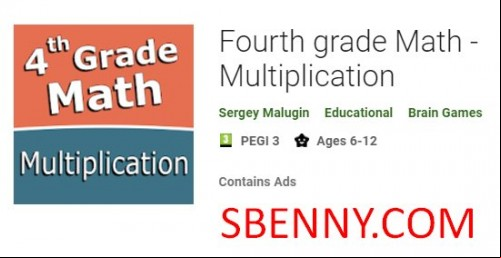 Fourth grade Math - Multiplication APK