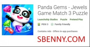 Panda Gems - Jewels Game Match 3 Puzzle MOD APK