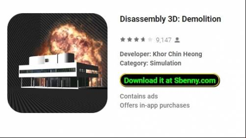 Disassembly 3D: Demolition MOD APK