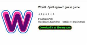 Wordil -Spelling word guess game APK