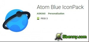 Atom Blue IconPack MOD APK