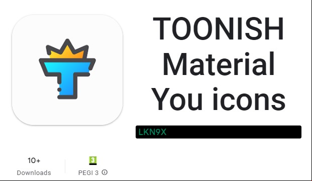 TOONISH Material You icons MOD APK