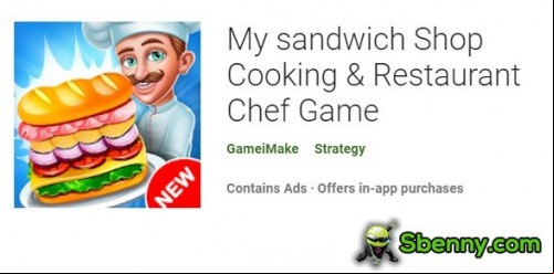 My sandwich Shop Cooking &amp; Restaurant Chef Game MOD APK
