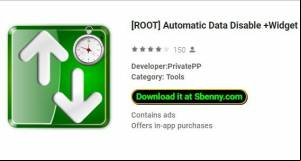 [ROOT] Automatic Data Disable + Widget MOD APK