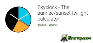 Skyclock - The sunrise/sunset twilight calculator!