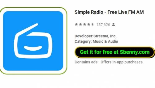 Simple Radio - Free Live FM AM MOD APK