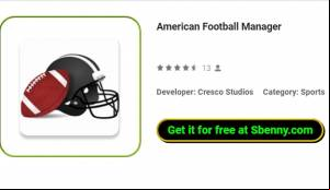 American Football Manager APK