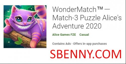 WonderMatch Match-3 Puzzle Alice’s Adventure 2020 MOD APK
