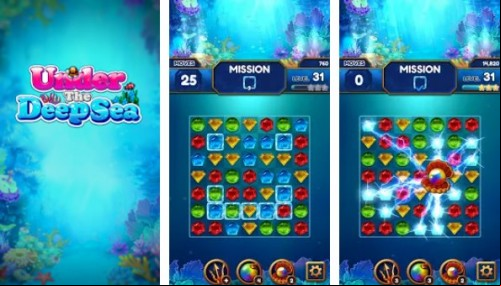 Under the Deep Sea: Jewel Match3 Puzzle MOD APK