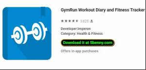 GymRun Workout Diary and Fitness Tracker MOD APK