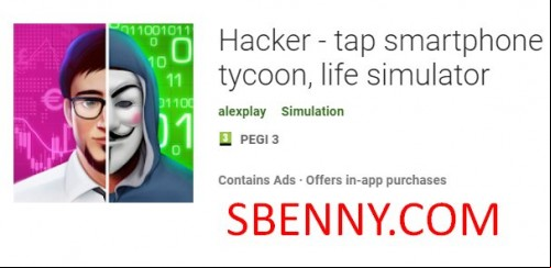 Hacker - tap smartphone tycoon, life simulator MOD APK
