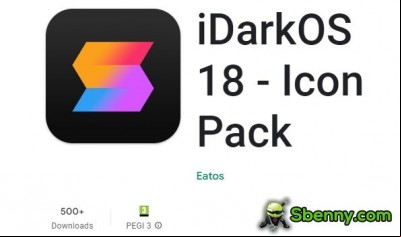 iDarkOS 18 - Icon Pack MOD APK