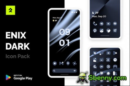 ENIX DARK Icon Pack (Early Access) MOD APK