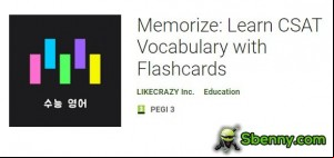 Memorize: Learn CSAT Vocabulary with Flashcards APK