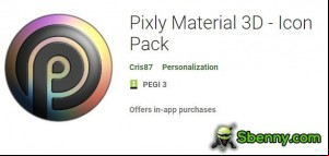 Pixly Material 3D - Icon Pack MOD APK