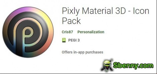 Pixly Material 3D - Icon Pack MOD APK