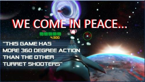 WE COME IN PEACE...