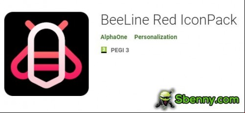 BeeLine Red IconPack MOD APK