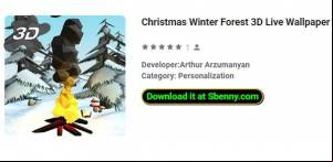 Christmas Winter Forest 3D Live Wallpaper APK