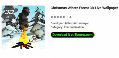 Christmas Winter Forest 3D Live Wallpaper APK