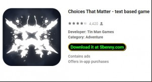 Choices That Matter - text based game MOD APK