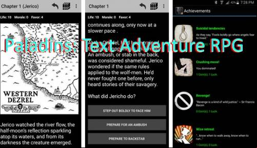Paladins: Text Adventure RPG MOD APK