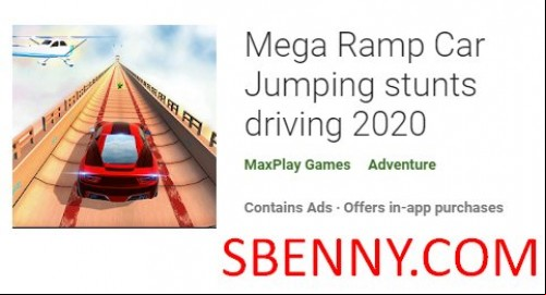 Mega Ramp Car Jumping stunts driving 2020 MOD APK