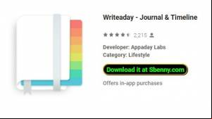 Writeaday - Journal &amp; Timeline MOD APK