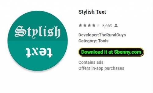 Stylish Text MOD APK